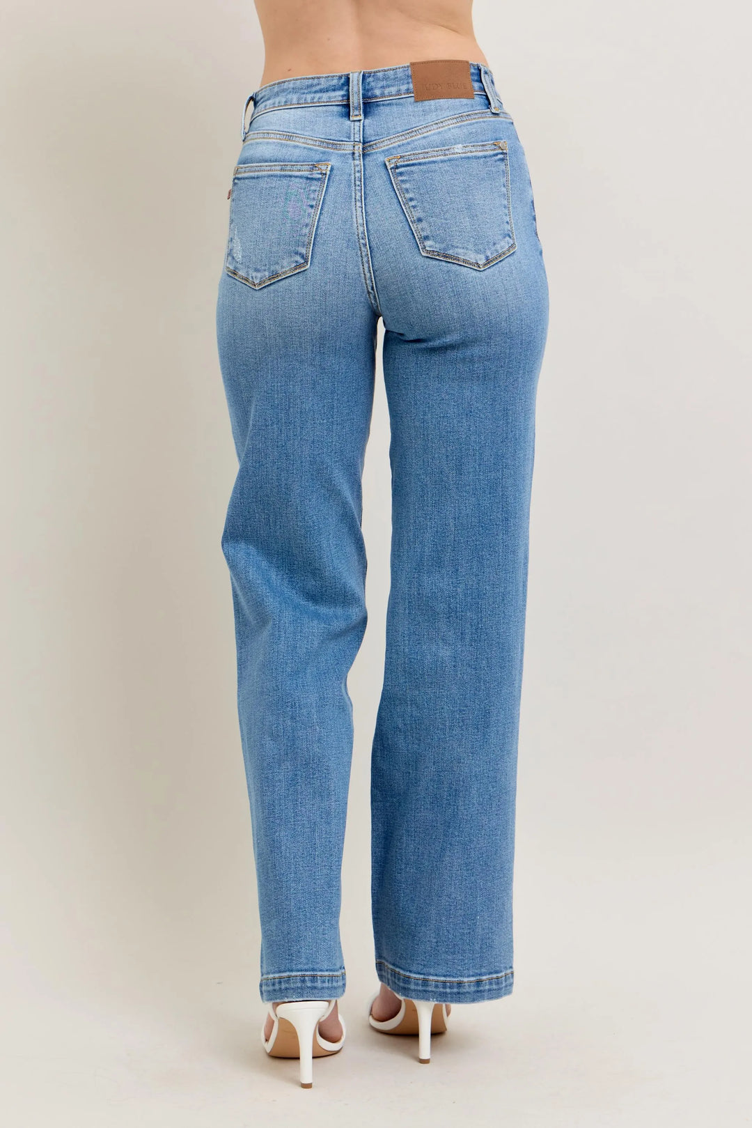 Md Judy Blue Full Size High Waist Straight Jeans Plus Size
