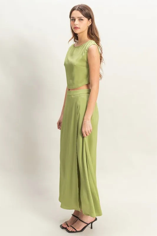 Matcha Hyfve Sleeveless Top And Maxi Skirt Set 4