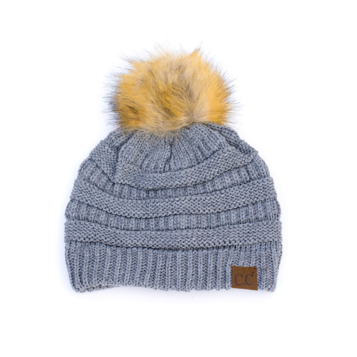 C C® Fur Pom Beanies