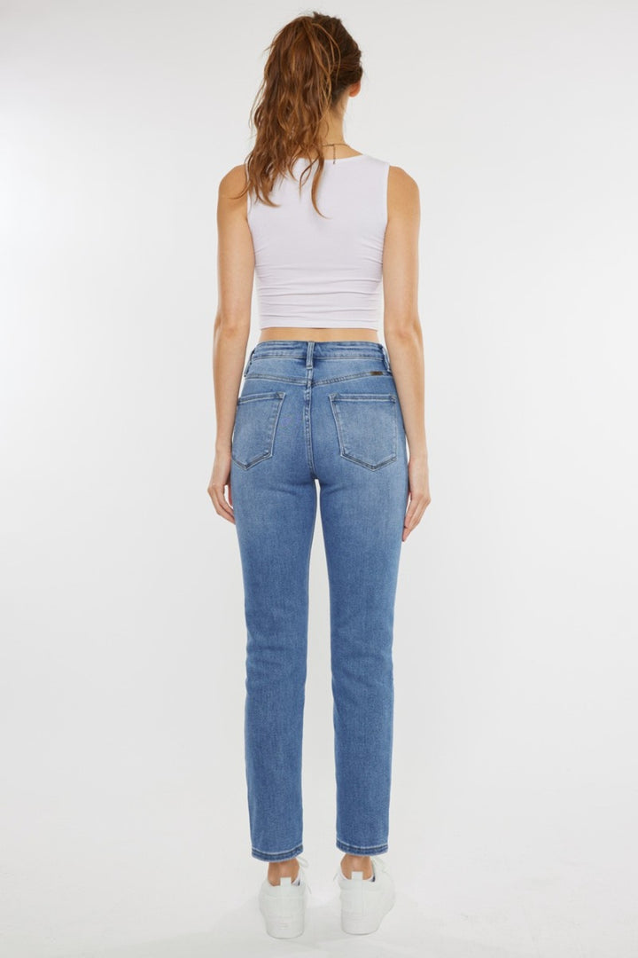 ML Kancan Full Size Cats Whiskers High Waist Jeans