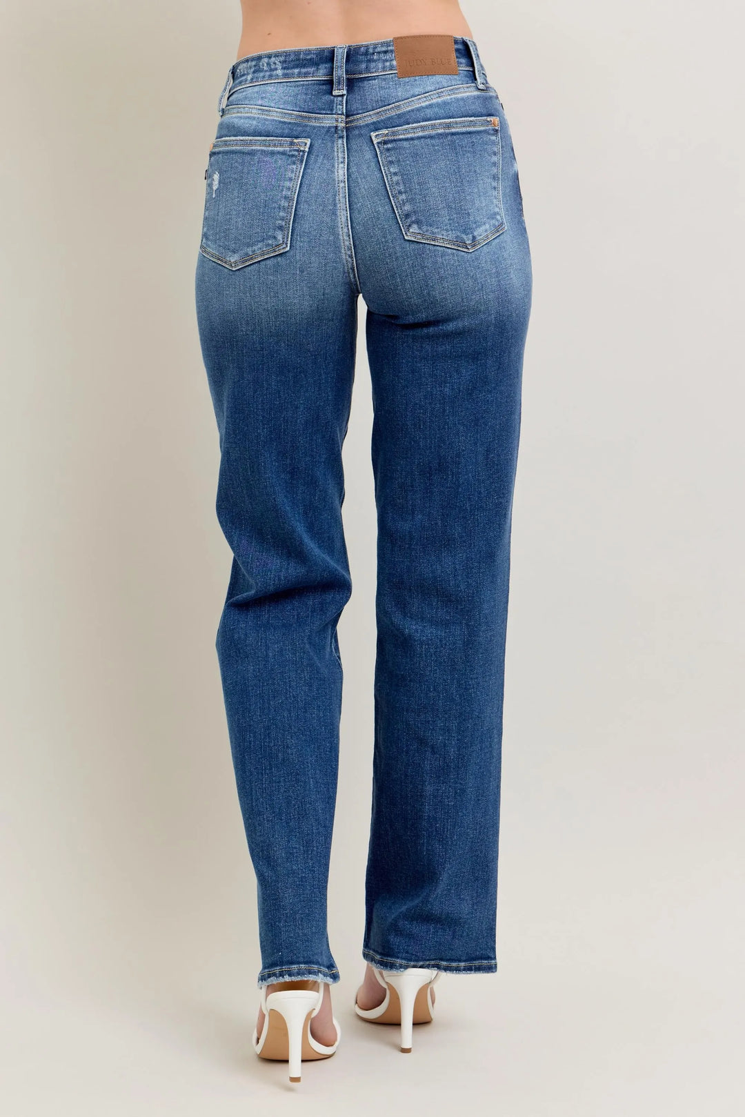 Dk Judy Blue Full Size High Waist 90S Straight Leg Jeans Plus Size