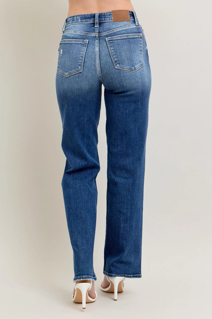 Dk Judy Blue Full Size High Waist 90S Straight Leg Jeans Plus Size