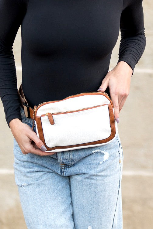 Presly Vegan Leather Everywhere Sling Belt Bag | Anekay