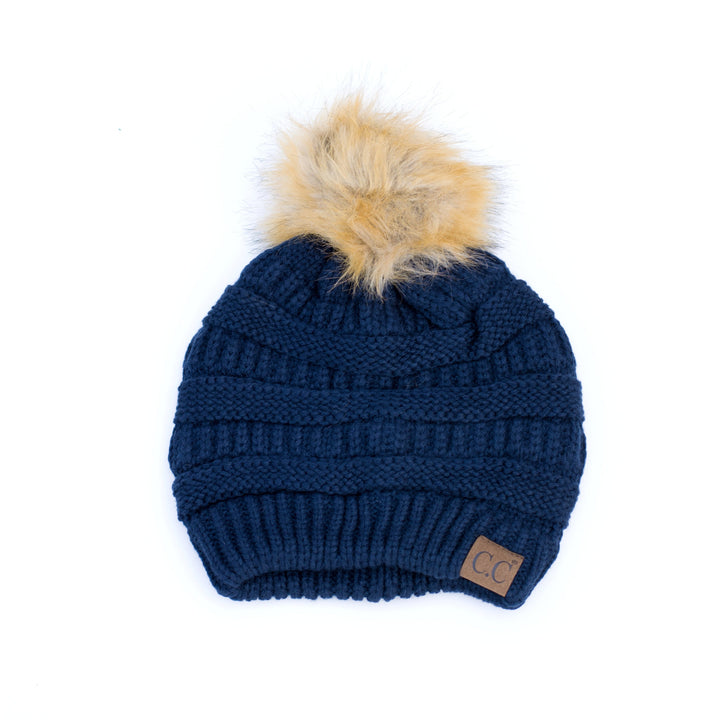 C C® Fur Pom Beanies