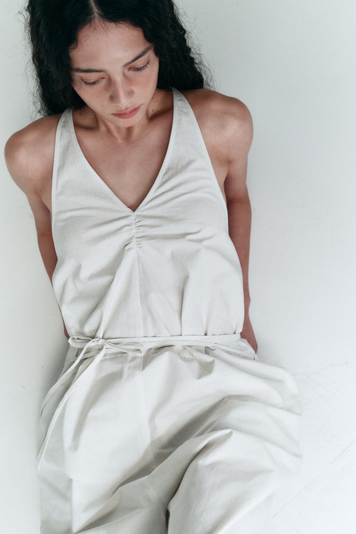 Daisy Stripe Jumpsuit