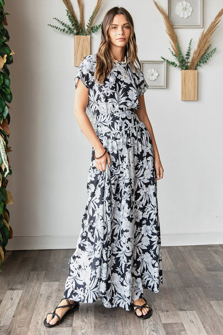 Mittoshop Tropical Print Top And Skirt Set 1