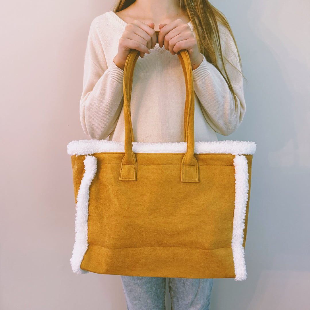 Teddy Brown Teddy Cozy The Tote Shoulder Bag