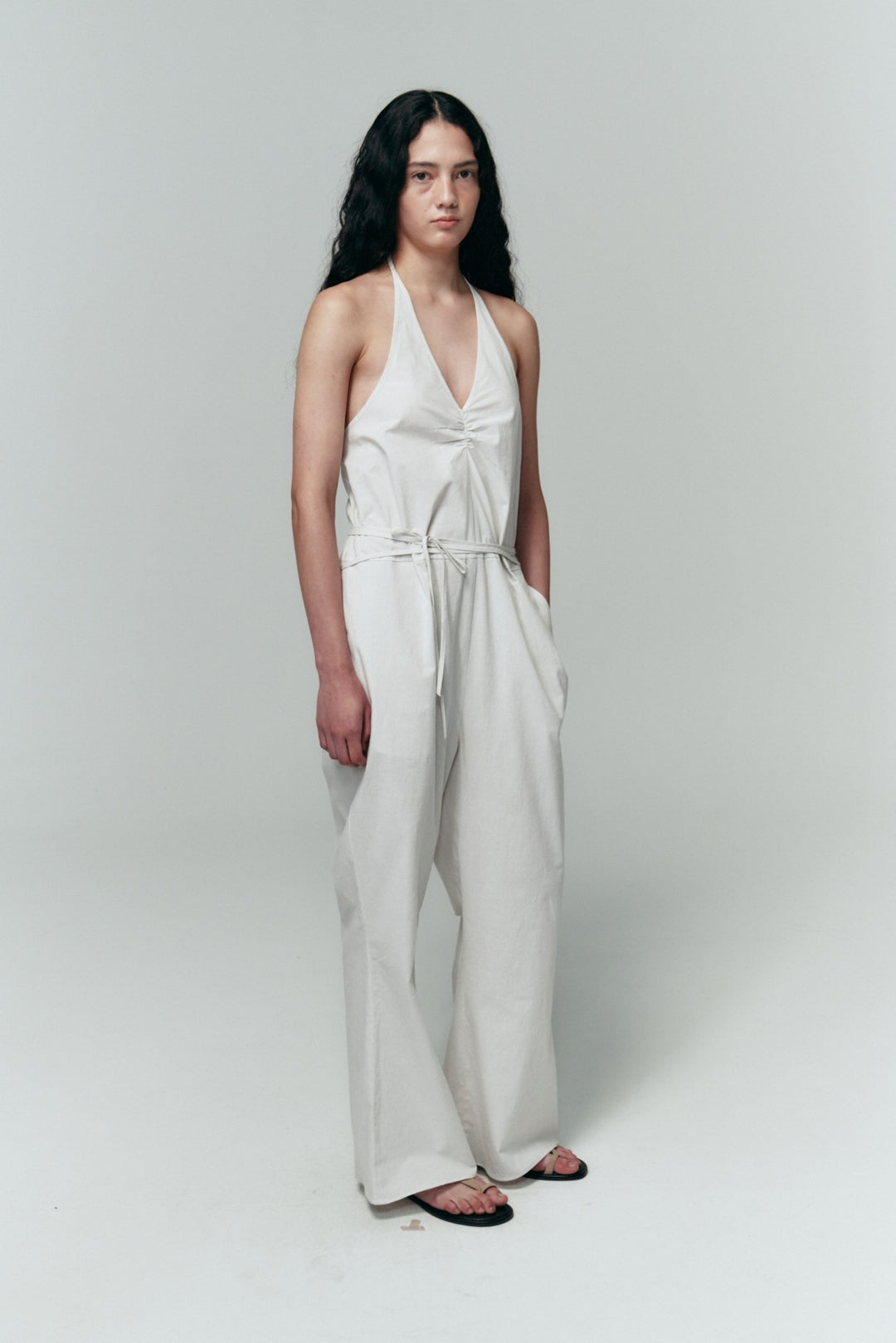 Daisy Stripe Jumpsuit
