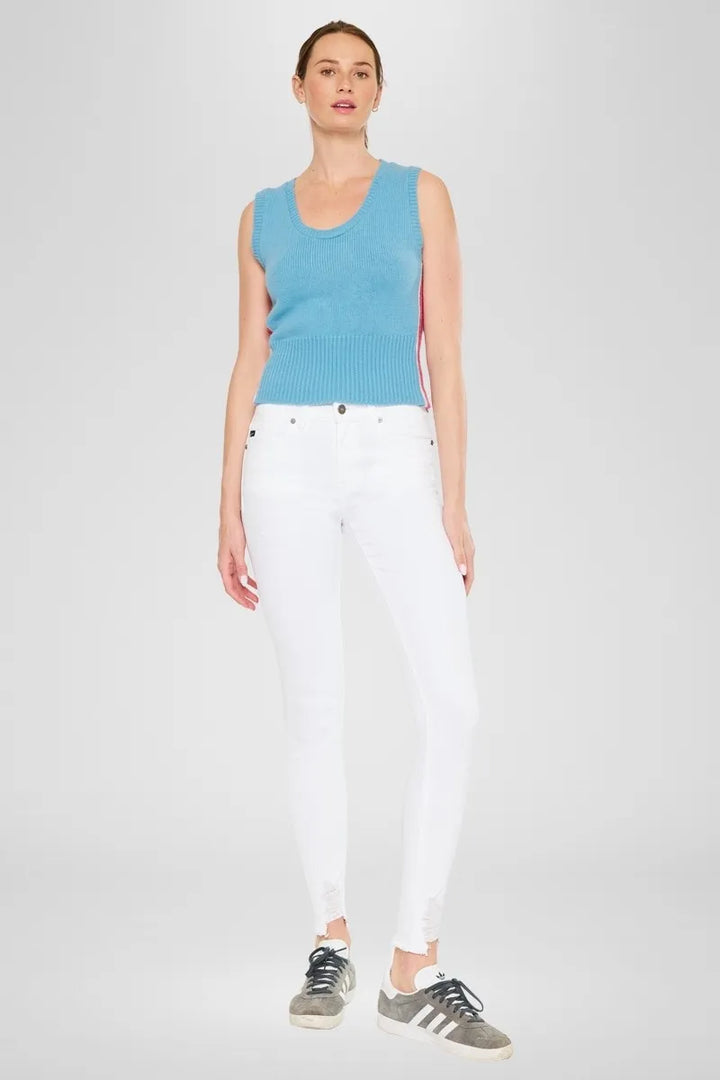 White Kancan High Rise Super Skinny Jeans 1