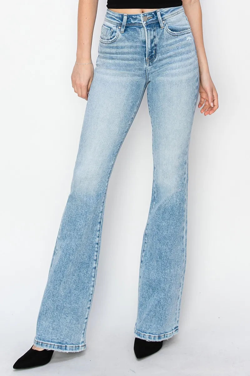 Light Risen High Rise Bootcut Jeans