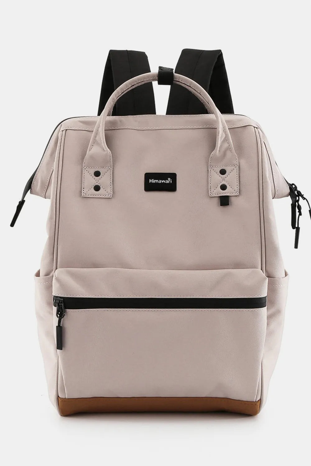 Pink Himawari Waterproof Canvas Travel Backpack Bag With Usb Port