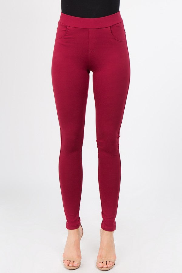 Ivory Ladys Ponte Pants