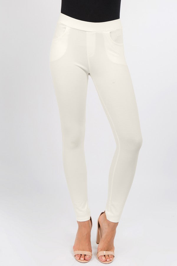 Charcoal Ladys Ponte Pants