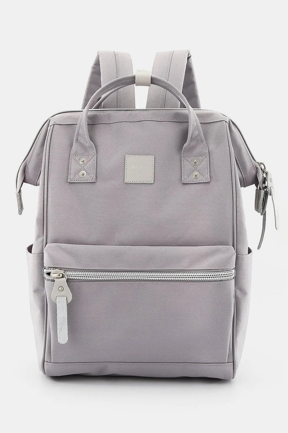 Gum Leaf Himawari Water Resistant Canvas Backpack Bag With Side Pockets