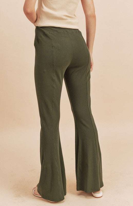 Aemi Co High Waist Flare Pants 1