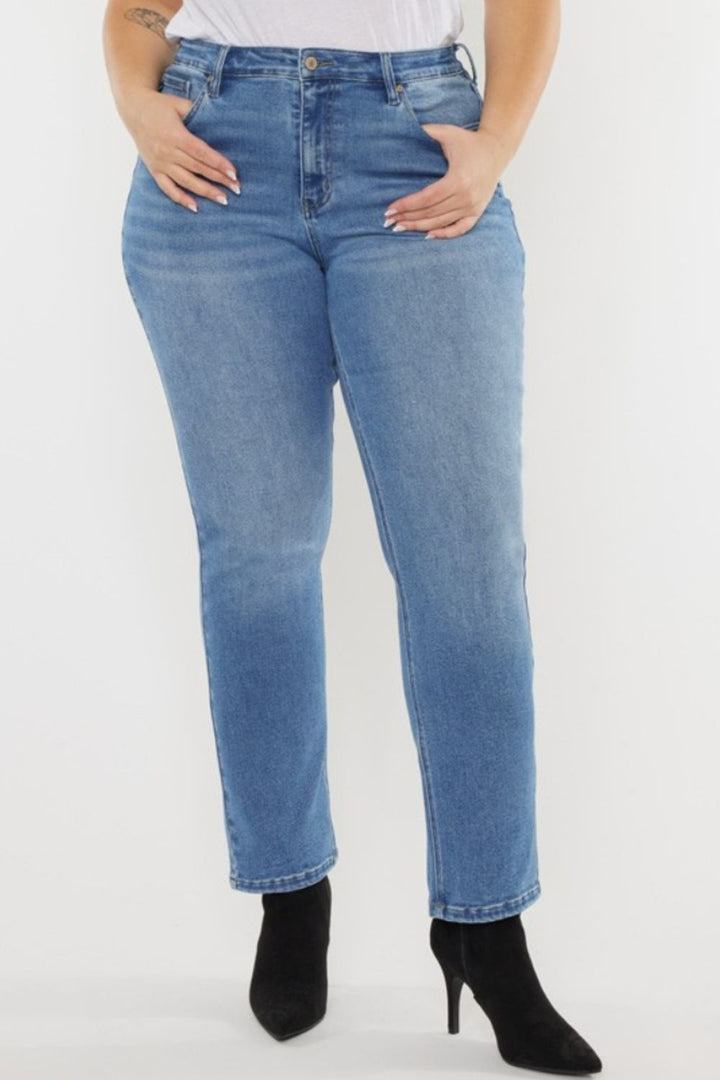ML Kancan Full Size Cats Whiskers High Waist Jeans