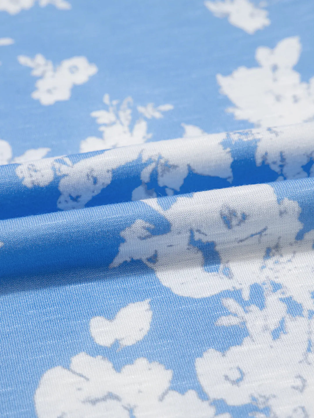 Printed Button Front Wide Leg Jumpsuit