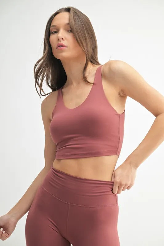 Red Pear Mono B Venice Cloud Light U Back Active Tank 3