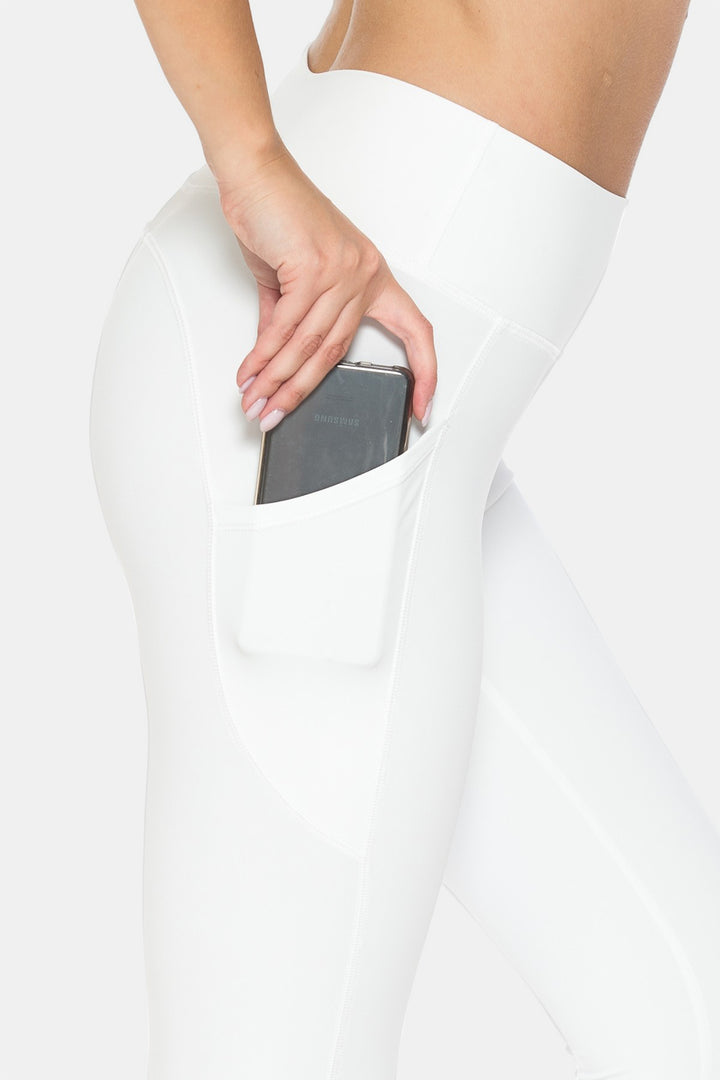 White Leggings Depot High Waist Leggings With Pockets