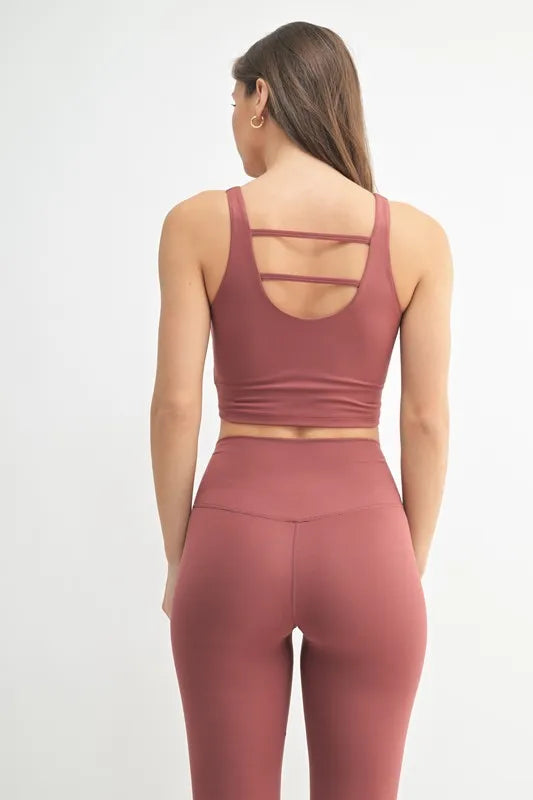 Red Pear Mono B Venice Cloud Light U Back Active Tank 3