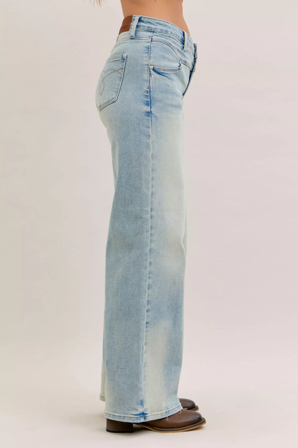 Md Judy Blue High Waist Column Straight Jeans