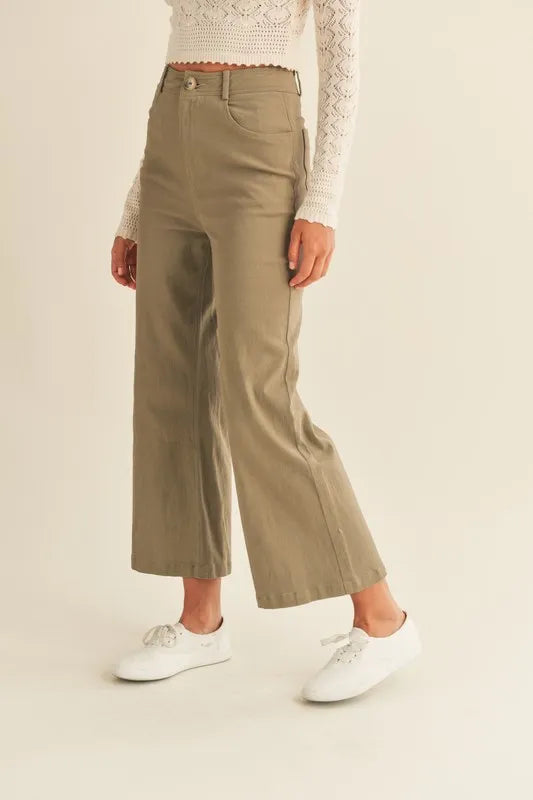 Mable High Rise Pants With Pockets 1