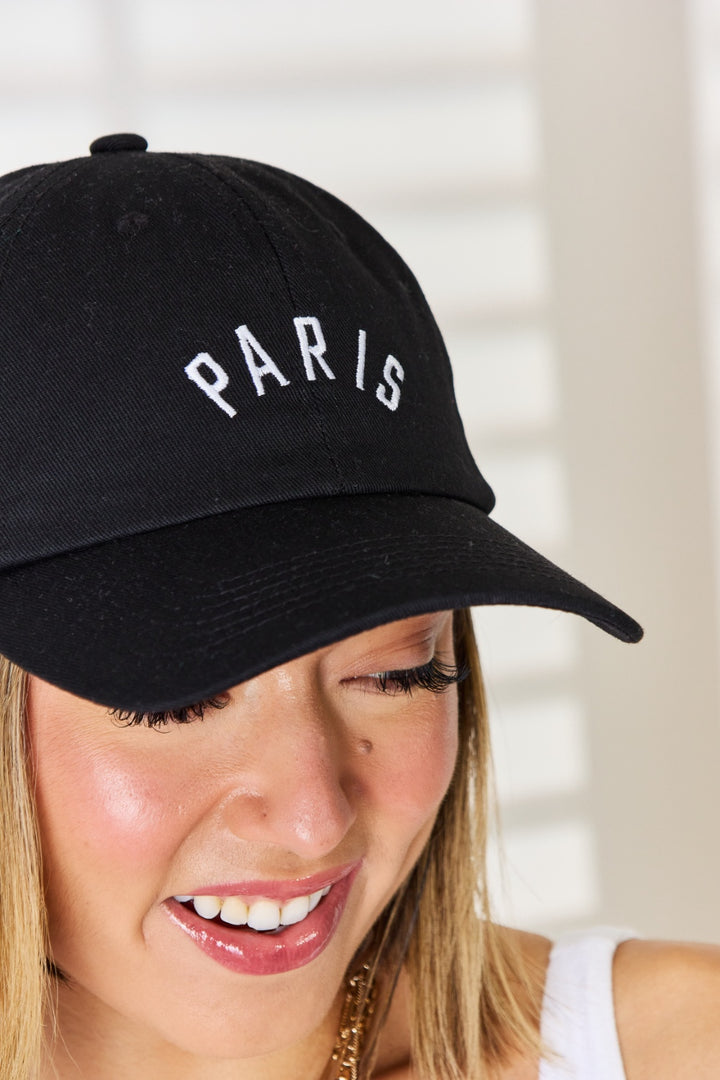 New York Pink Zenana Embroidered City Baseball Cap