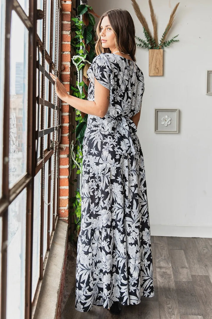 Mittoshop Tropical Print Top And Skirt Set 1