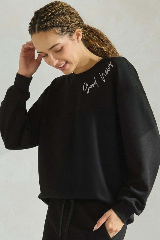 Oat If God Is For Us Ultra Comfy Graphic Sweatshirt