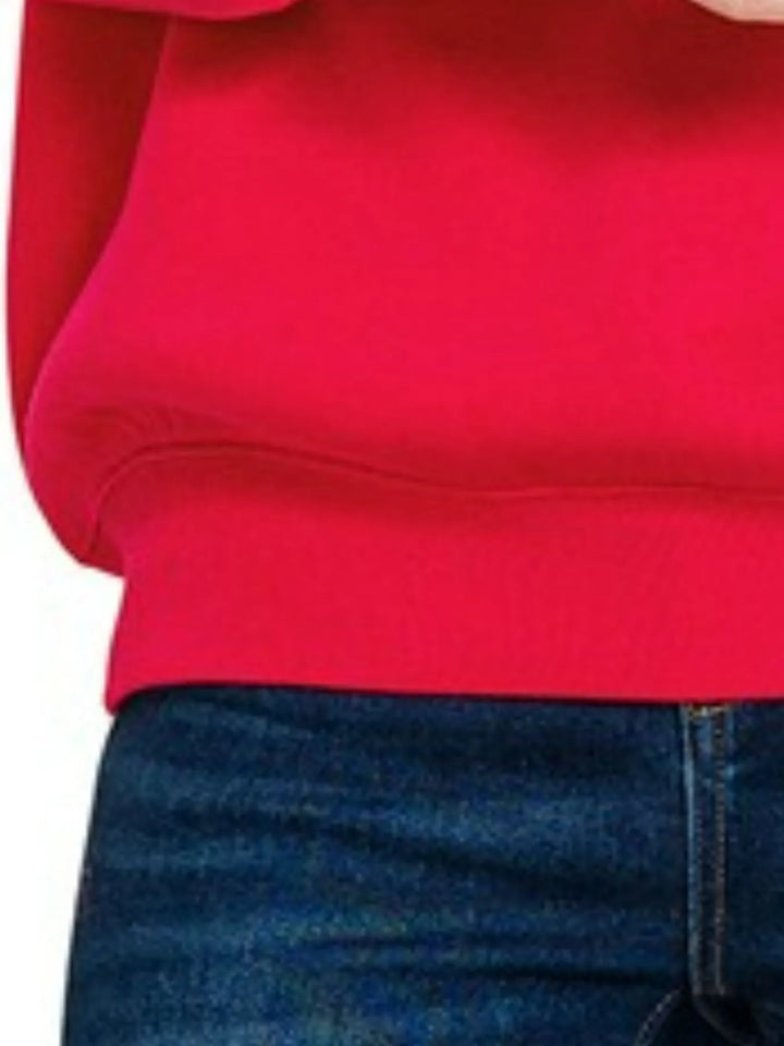 Ruby Zenana Fleece Crewneck Long Sleeve Sweatshirt 2