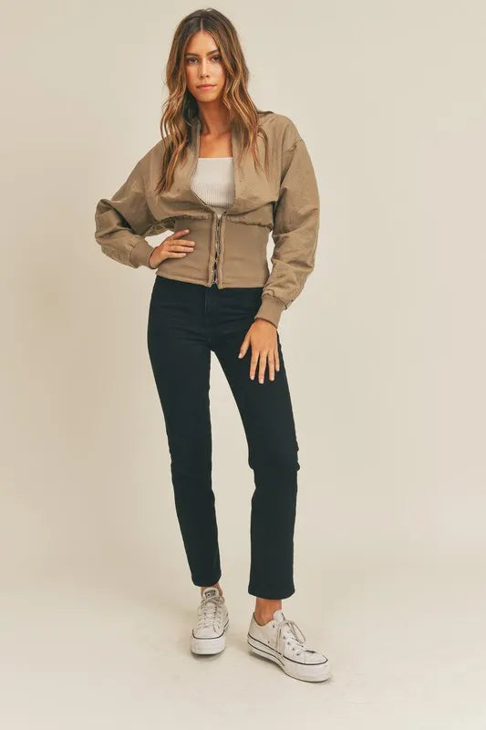 Mable Long Sleeve Two Way Jacket
