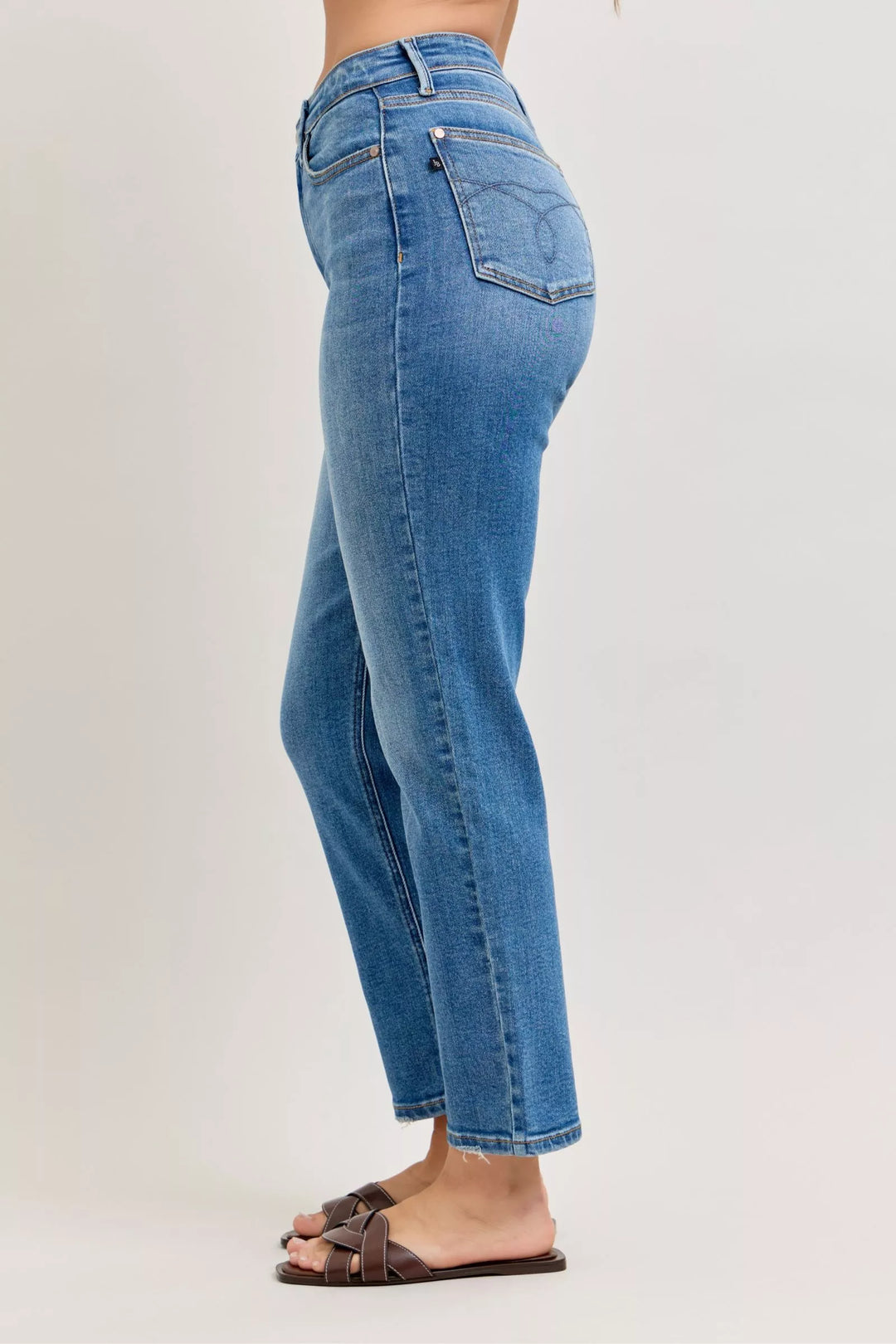 Md Judy Blue High Waisted Straight Leg Jeans