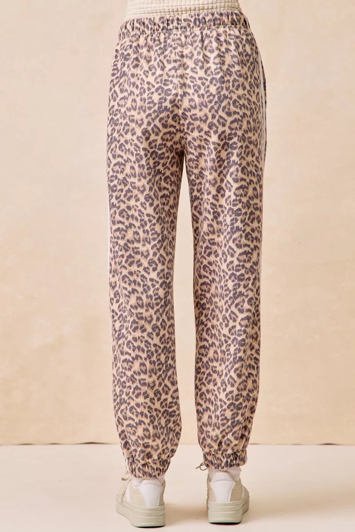Leopard Bibi Side Lines Leopard Track Pants