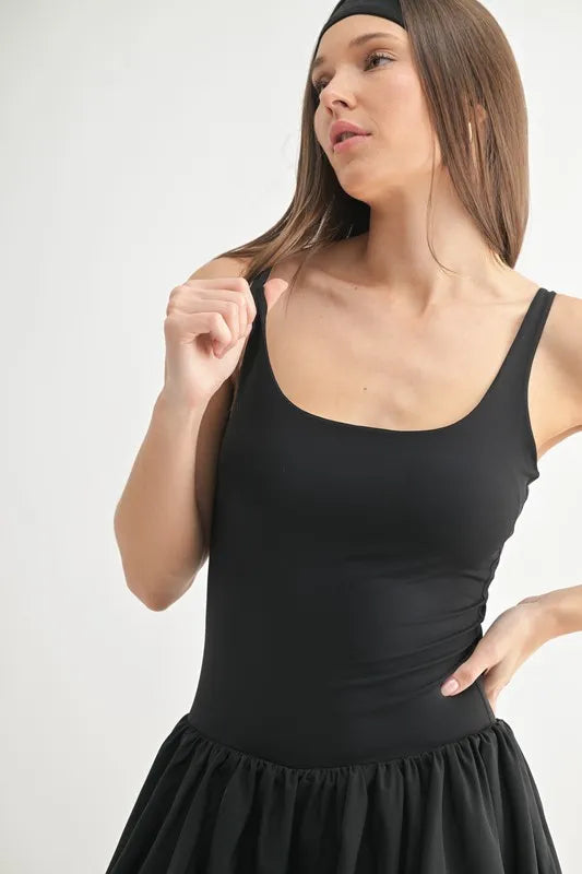 Mono B Bubble Active Mini Dress