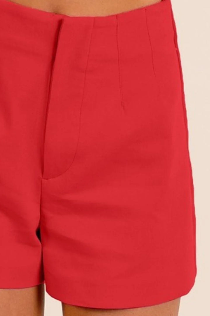 Cherry Bibi Bandless Tailored Shorts 1
