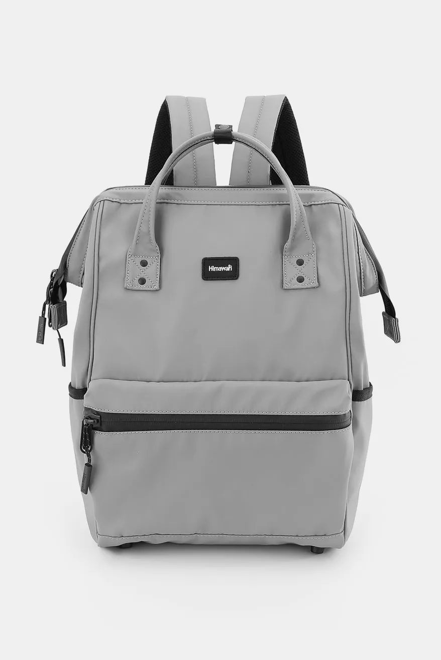 Gray Himawari Waterproof Backpack Bag With External Usb Port