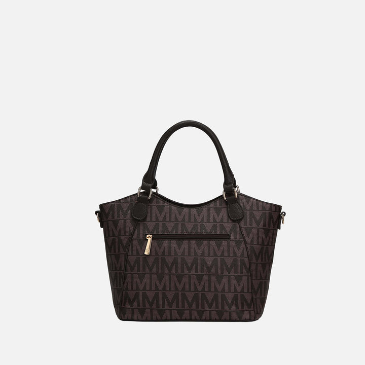 Beige MKF Collection By Mia K Fula Signature Shoulder Bag