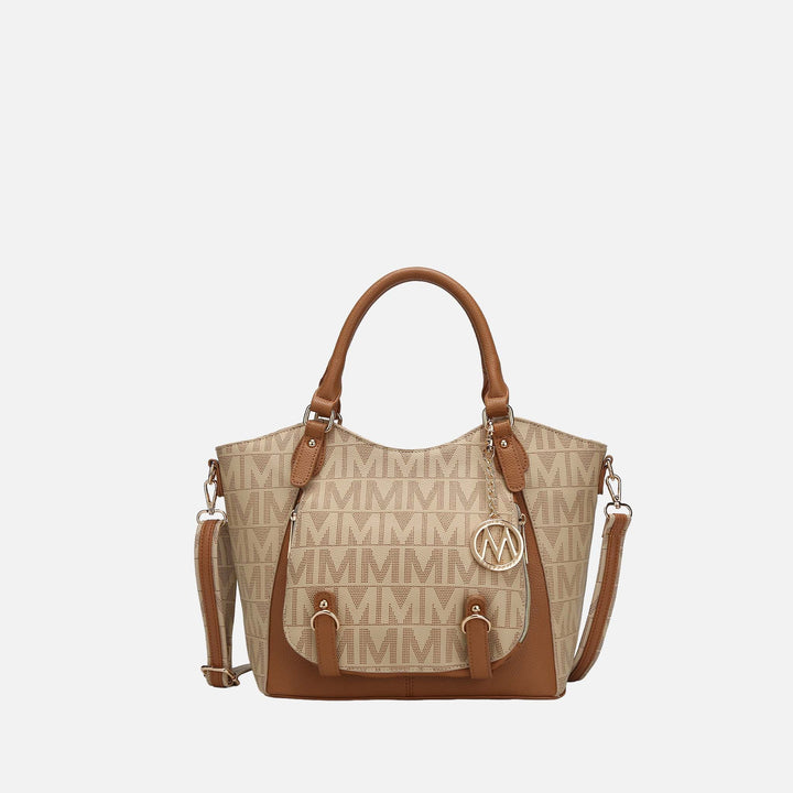 Light Blue MKF Collection By Mia K Fula Signature Shoulder Bag