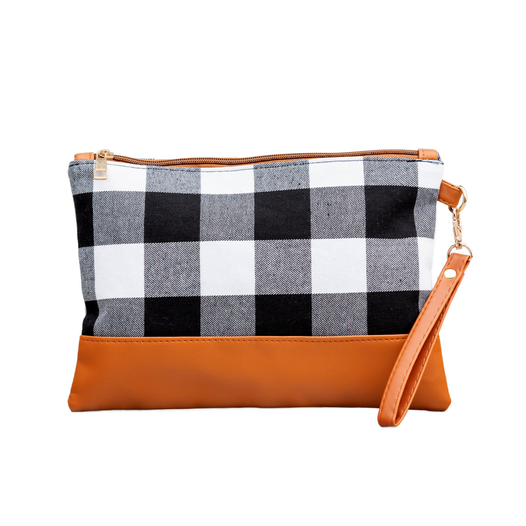 Buffalo Plaid Clutch 1