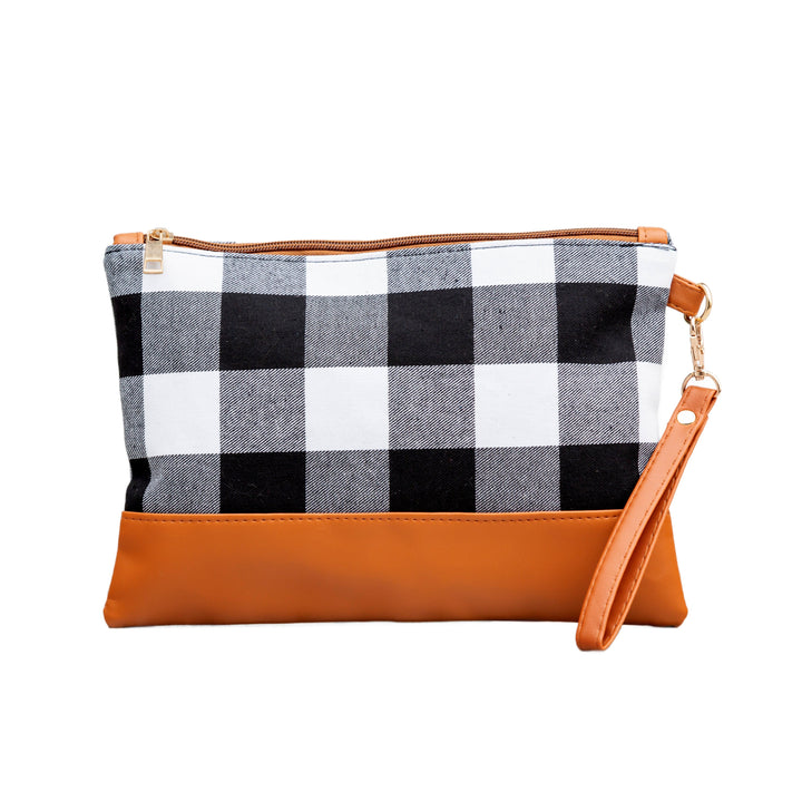 Buffalo Plaid Clutch 1