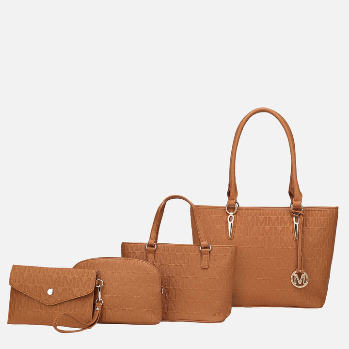 MKF Collection By Mia K Edelyn Signature Tote Bag And Set
