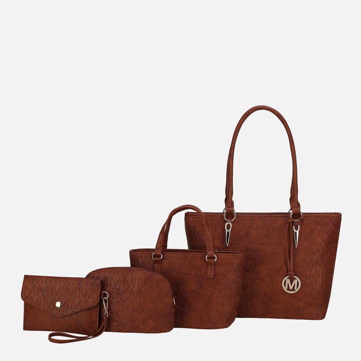 MKF Collection By Mia K Edelyn Signature Tote Bag And Set