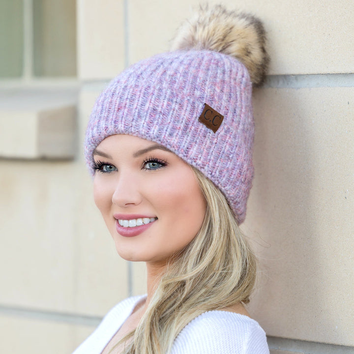 C C® Cozy Marled Pom Beanie