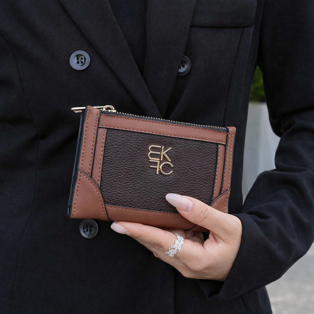 Black Pewter MKF Collection By Mia K Sonnet Wallet