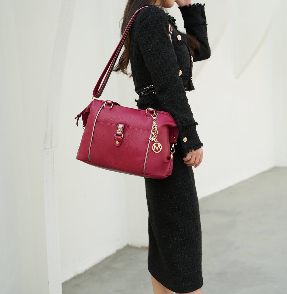 Cognac Brown MKF Collection By Mia K Opal Shouder Bag