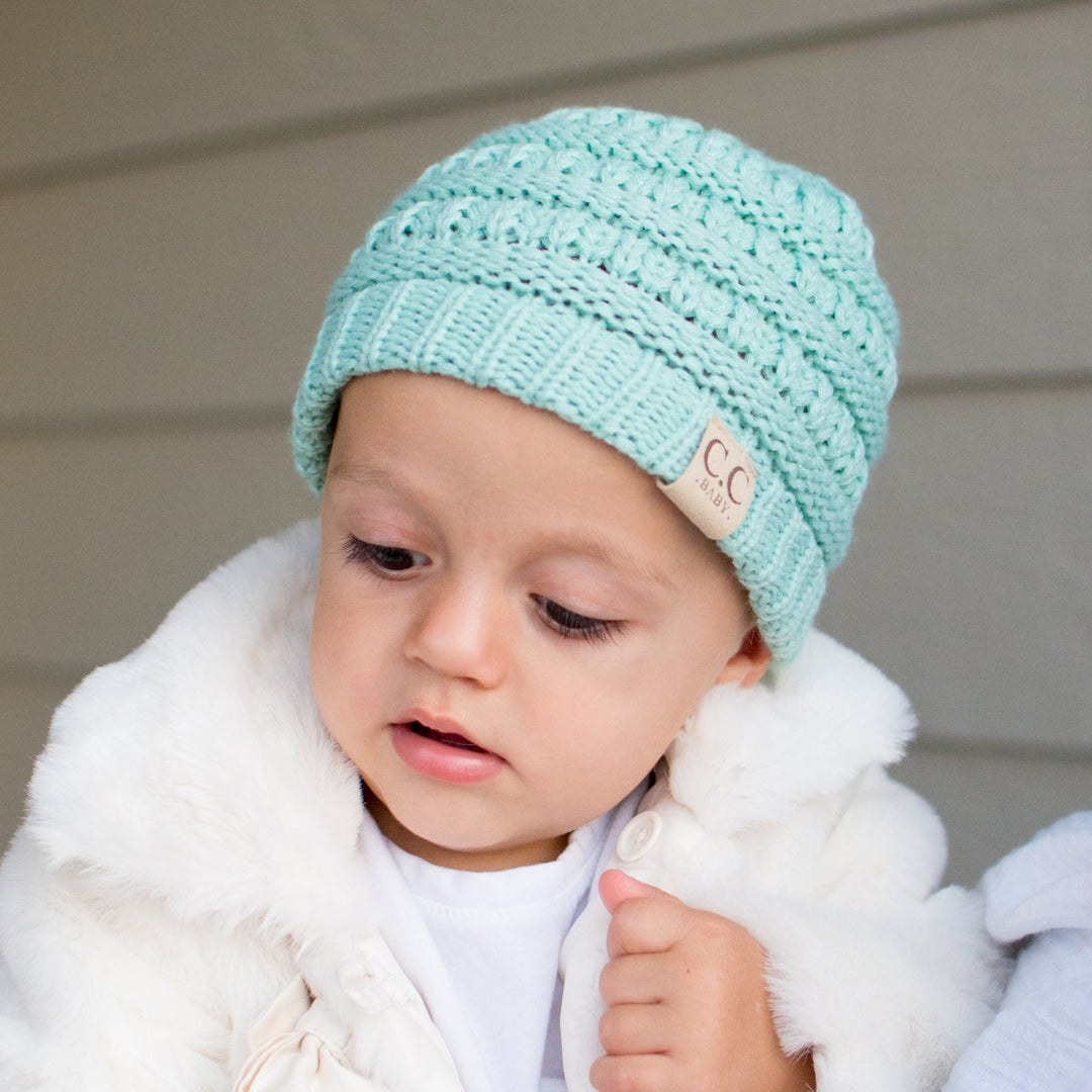 Black C C® Baby Beanie