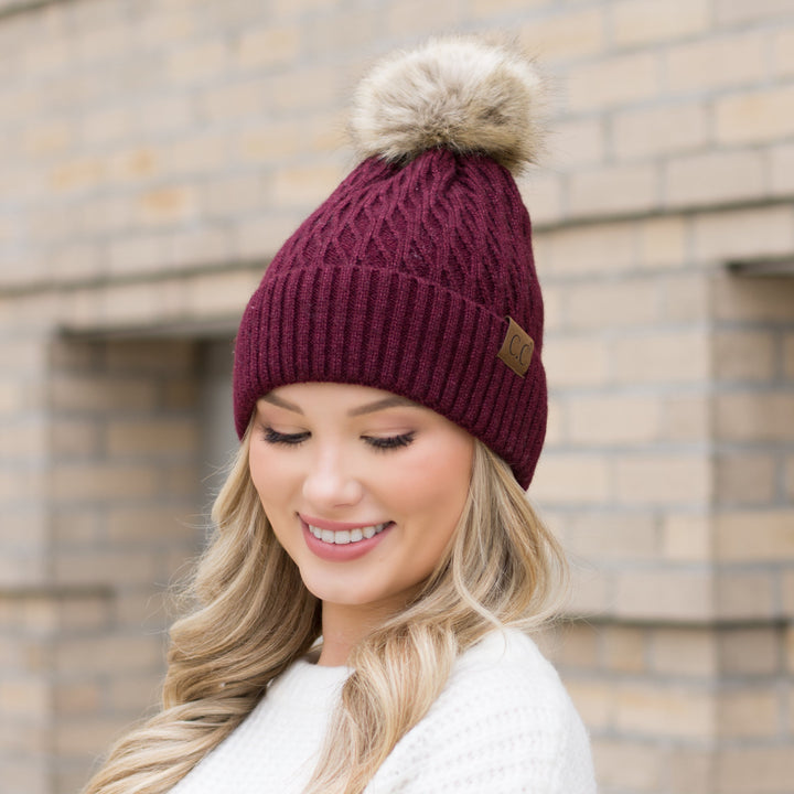 C C® Honeycomb Pom Beanie