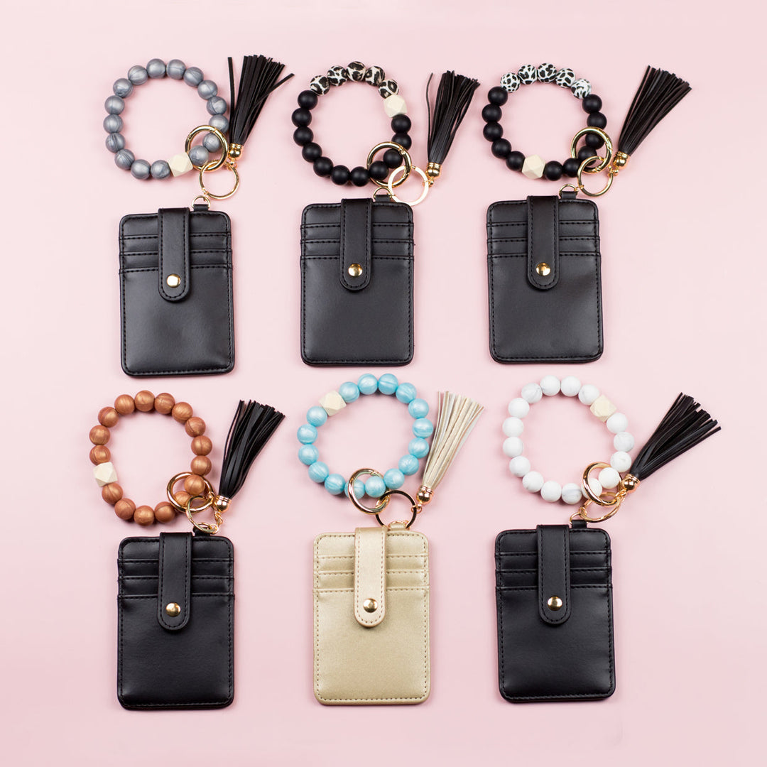 Silicone Key Ring Wallet Bracelet 1