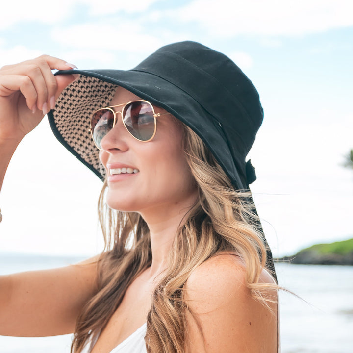 Bow Accent Cargo Hats 1