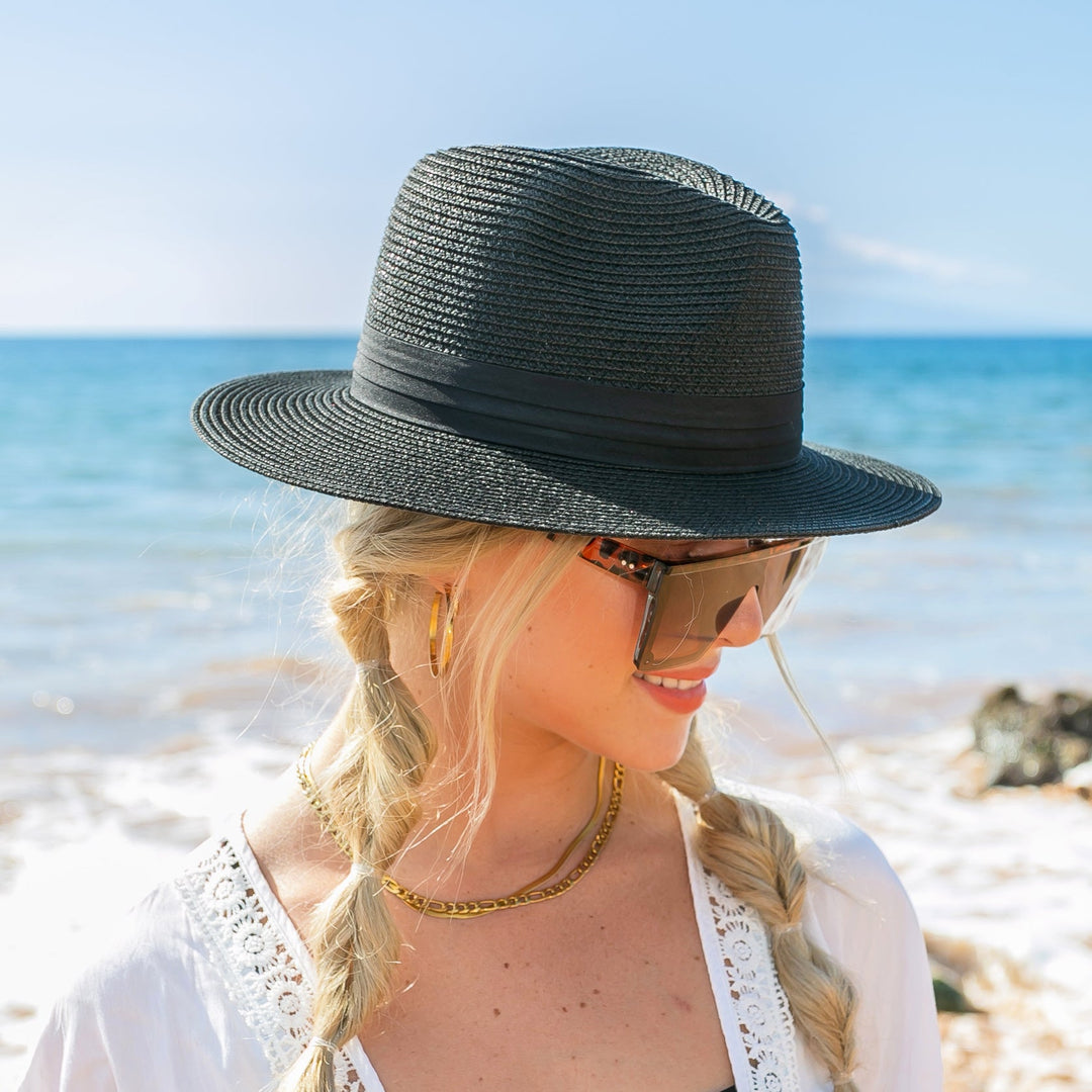 Cream Classic Straw Panama Hat
